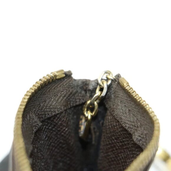 Louis Vuitton Damier Canvas Pochette Cles Key Pouch - Brown - Picture 16 of 16